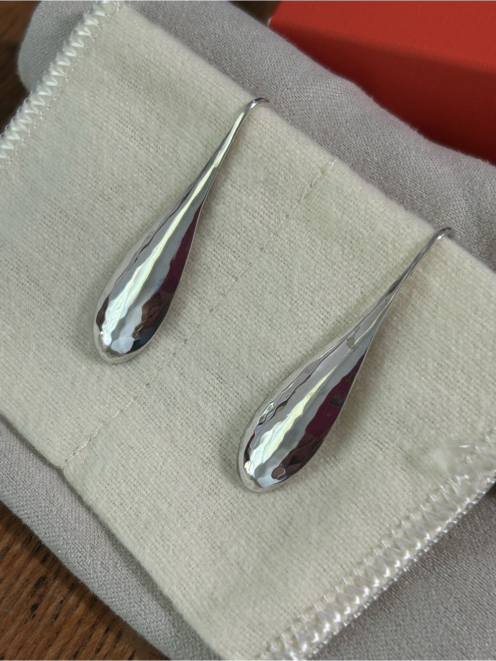 James Avery Silver Teardrop Earrings - Silver - Picture 2 of 4